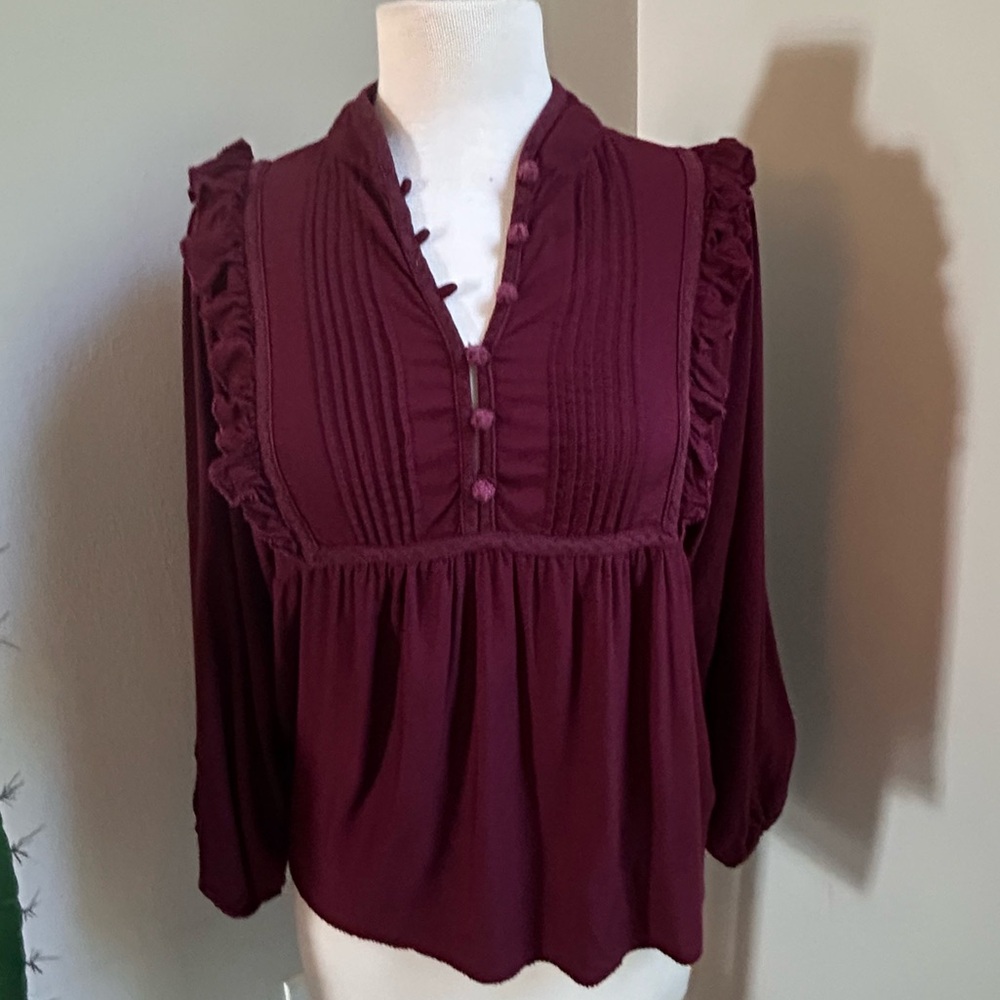 Faherty Sparrow Blouse in Port Royal XS